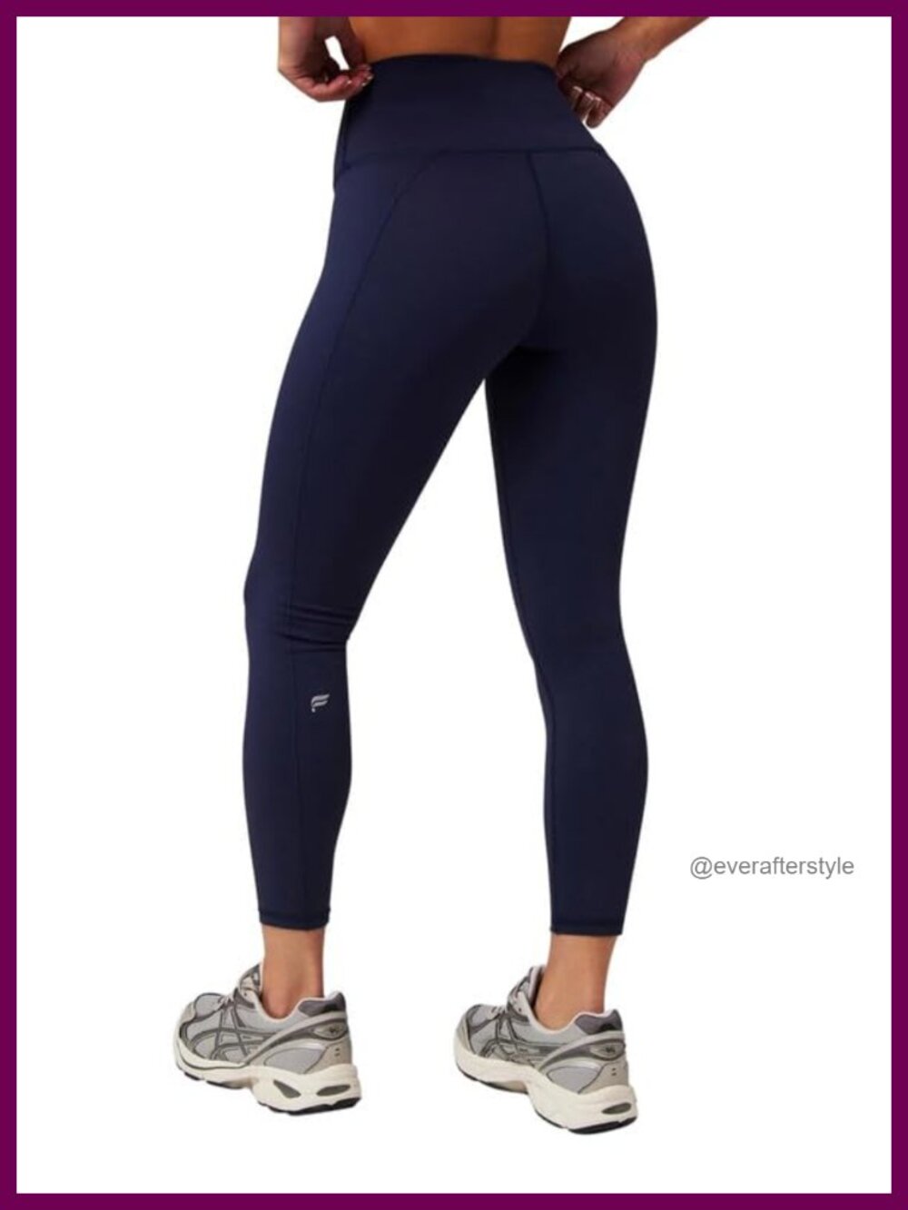 High-Waisted Compression Leggings with Hidden Pocket for Workout Yoga Running